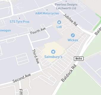 map for Sainsbury's