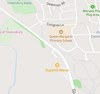 map for The Gupshill Manor