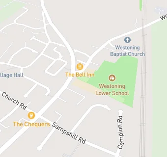 map for Westoning Lower School