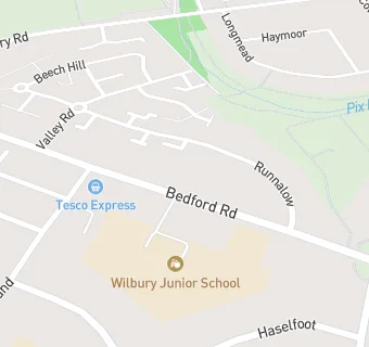 map for Chartwells at Wilbury Junior School