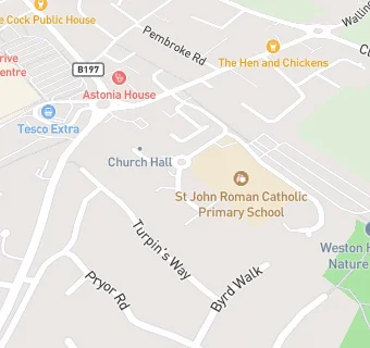 map for St John Roman Catholic Primary School