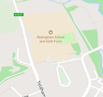 map for Hedingham School & Sixth Form