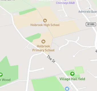 map for Holbrook Primary School