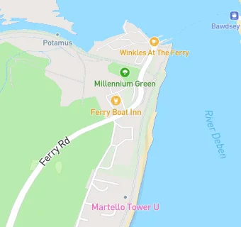 map for The Ferryboat Felixstowe Ltd