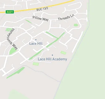 map for Lace Hill Academy