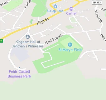 map for Fishguard Holiday Park