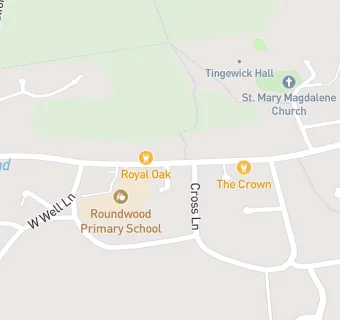 map for Tingewick Infant School