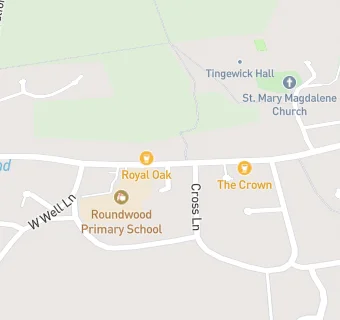 map for Tingewick Pre-school