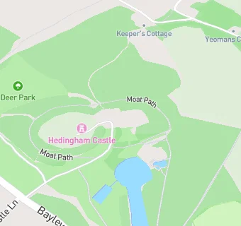 map for Hedingham Castle