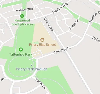 map for Priory Rise School