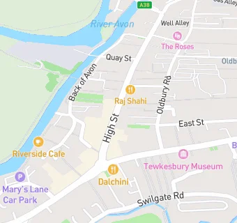 map for Chocolat Of Tewkesbury