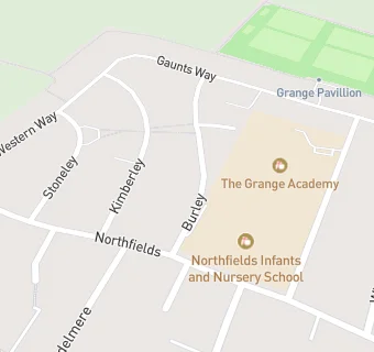 map for Northfields Infant School