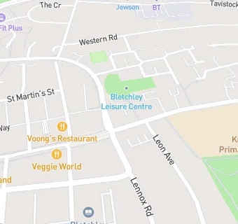 map for Pizza Hut