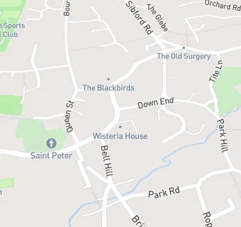 map for Lion House Dental Practice Hook Norton