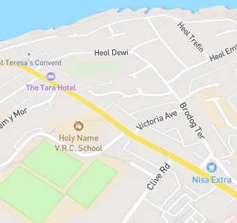 map for Holy Name RC School