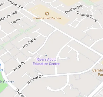 map for Rivers Infant School