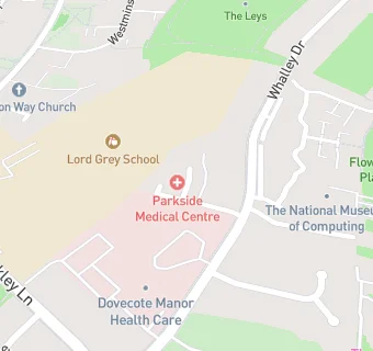 map for Parkside Medical Centre