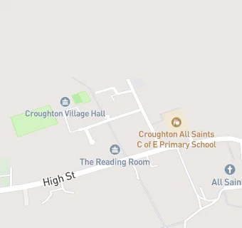 map for Croughton Pre School