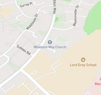 map for Whaddon Way Day Centre