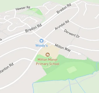 map for Mitton Manor Primary School