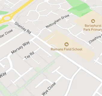 map for Milton Keynes Primary Pupil Referral Unit