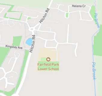 map for Fairfield Park Lower School 2