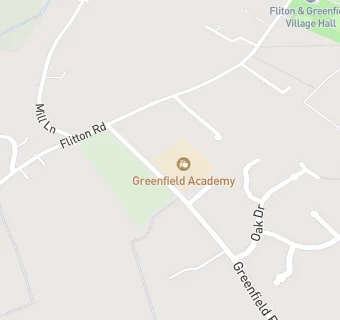 map for Greenfield & Pulloxhill Academy