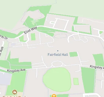 map for Fairfield Bowls Club