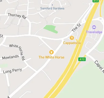 map for White Horse Inn