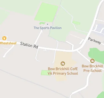 map for Bow Brickhill School (St Pauls Catholic School)