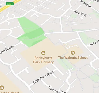 map for Barleyhurst Park Primary School (Tiny Tots Cuisine)