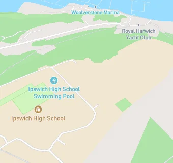 map for Ipswich High School