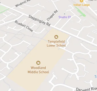 map for Woodland Middle School