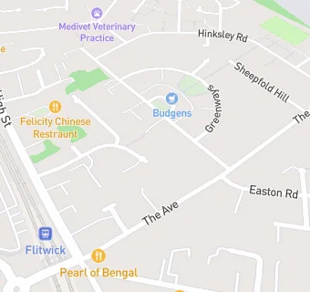 map for Flitwick Surgery