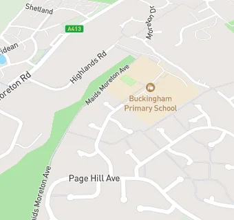 map for Buckingham Primary School