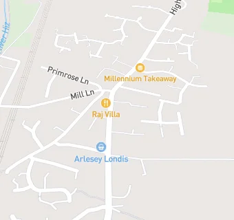 map for Arlesey Pharmacy