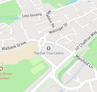 map for The Oak Tree Centre