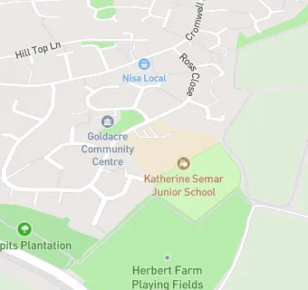 map for Katherine Semar Junior School