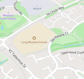 map for Long Meadow School