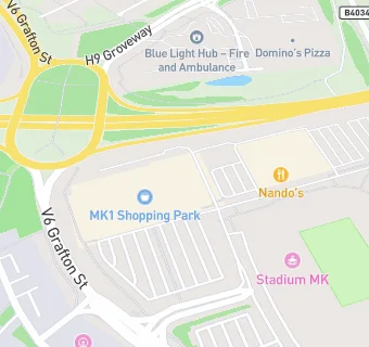 map for Double Tree at Stadium MK