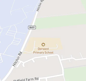 map for Derwent Primary School