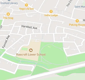 map for Roecroft Lower School