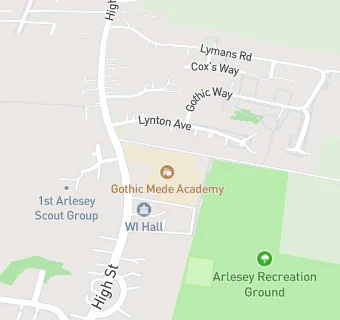 map for Gothic Mede Lower School