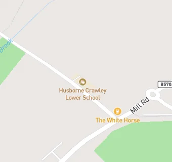 map for Husborne Crawley Lower School