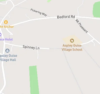 map for Aspley Guise Pre-School