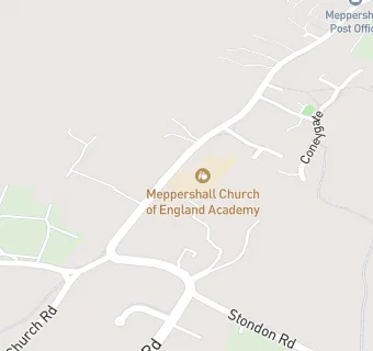 map for Meppershall CofE VA Lower School