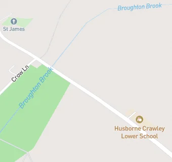 map for Husborne Crawley Lower School