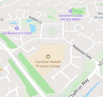 map for Caroline Haslett Primary School (The Pantry Catering)