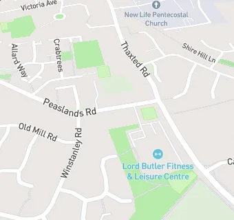 map for Lord Butler Leisure Centre