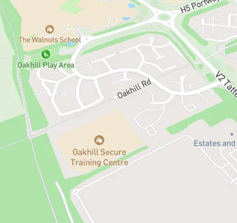 map for Oakhill Secure Training Centre